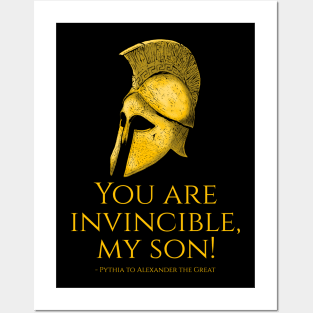 You are invincible, my son! - Pythia Posters and Art